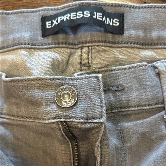 Express Women's Gray Jeans - Picture 2 of 7